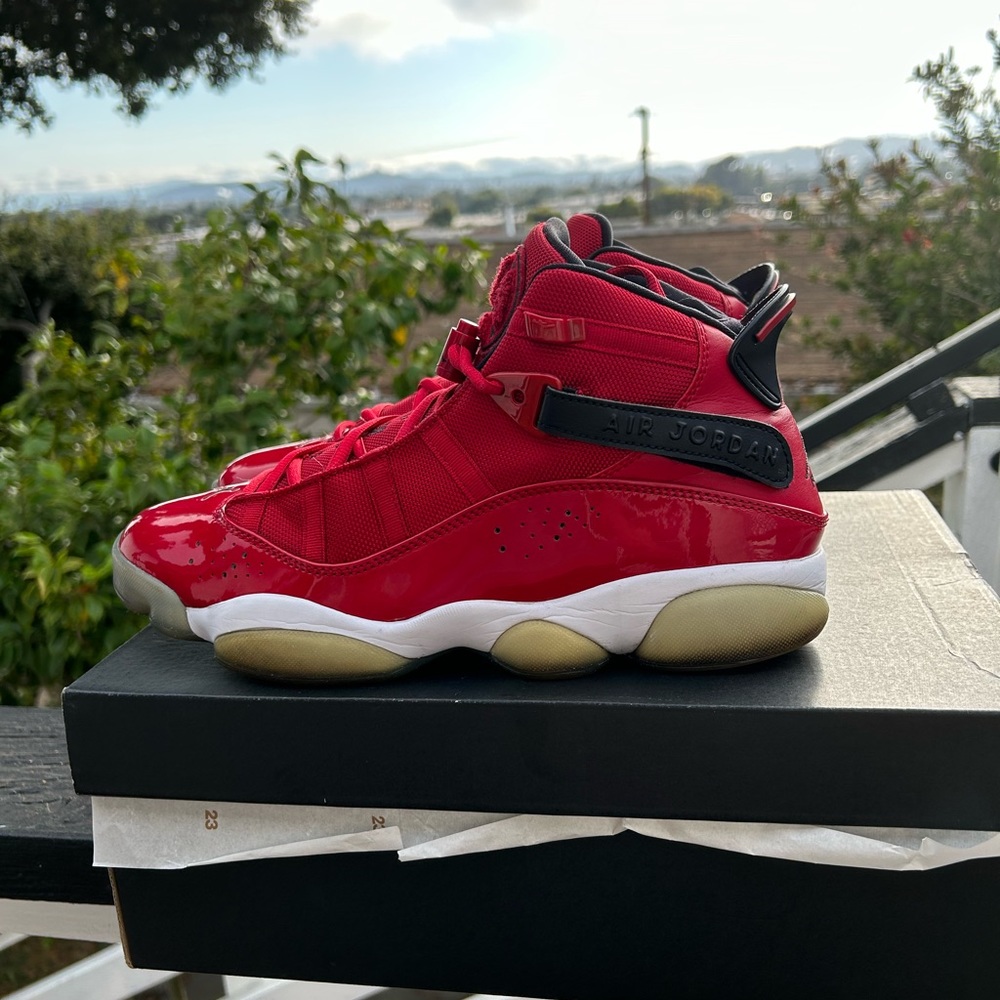 Jordan 6 rings gym red